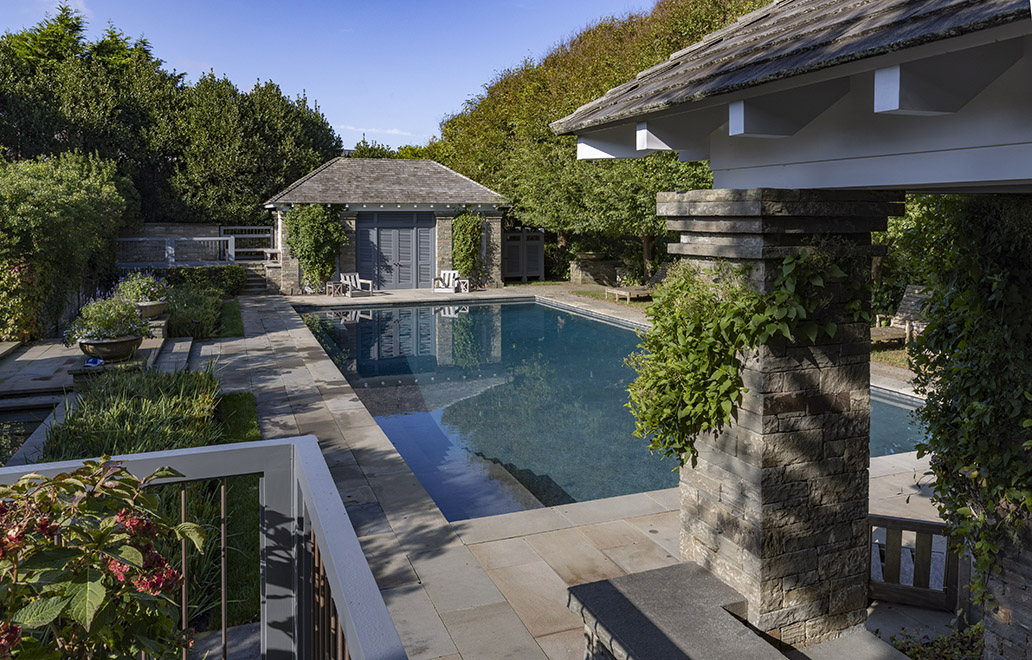 image of a pool in a back yard